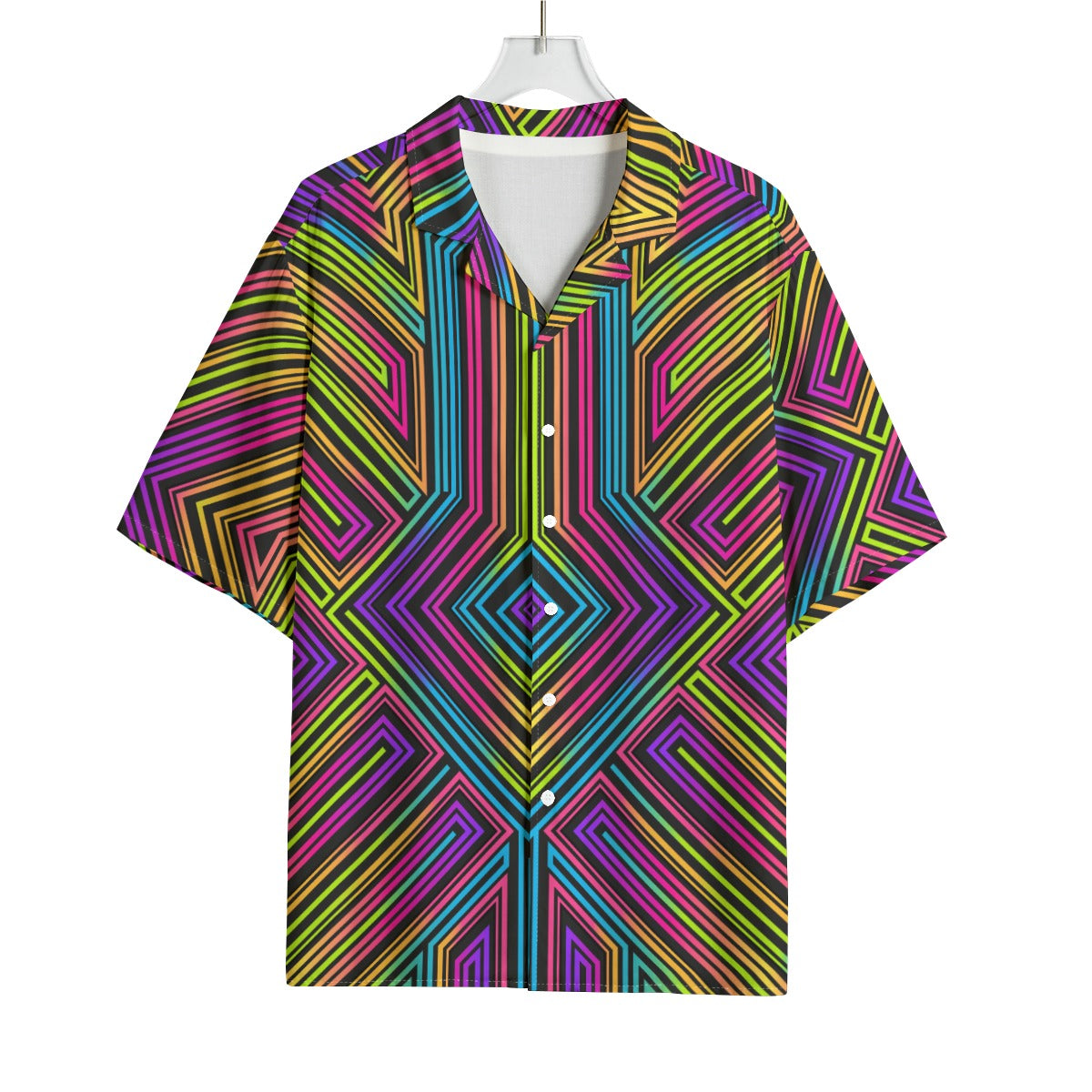 14 Hawaiian Rayon Shirt — No Wrong Turns