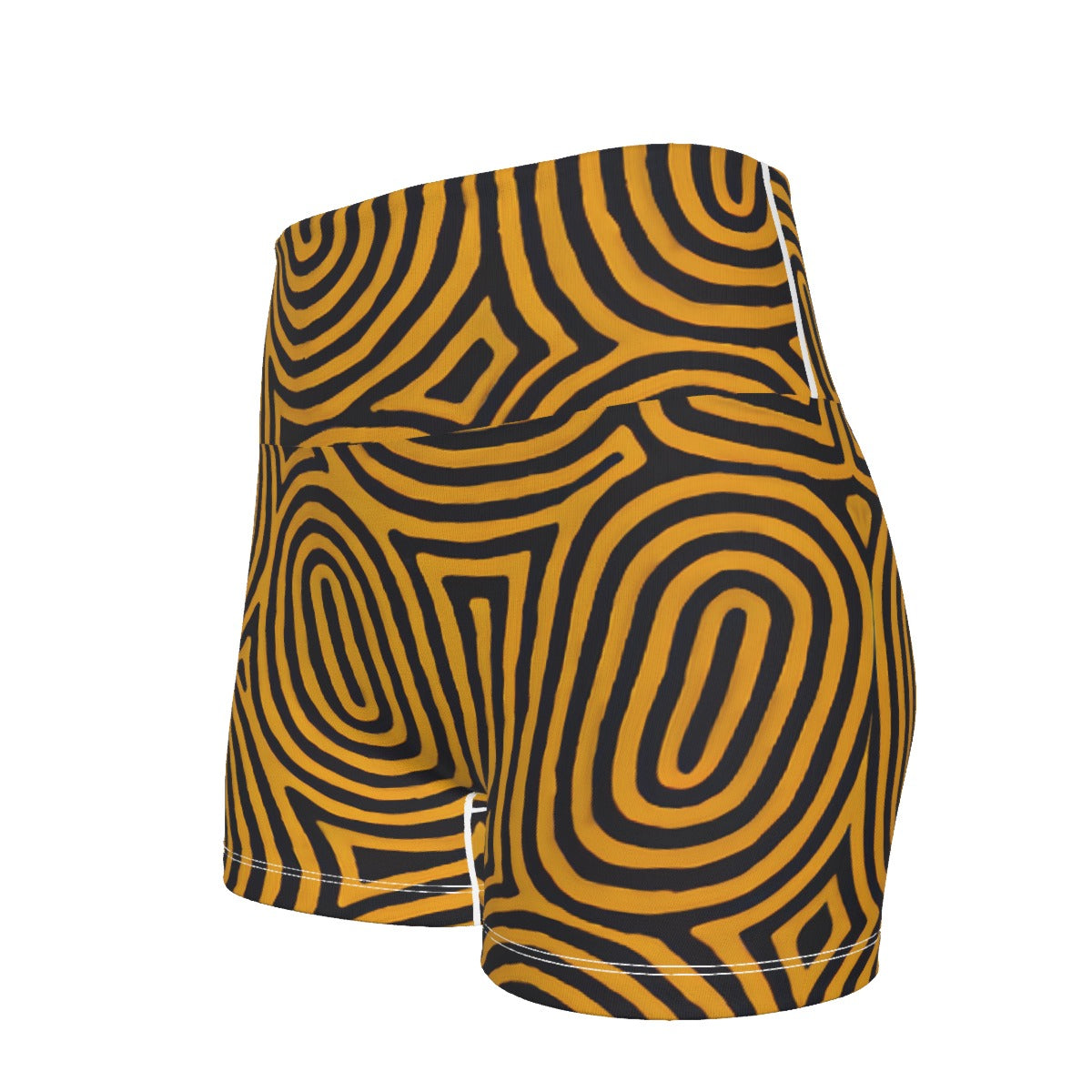 07 Booty Yoga Shorts — Painted Pathway