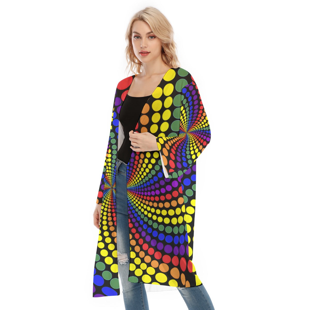 The Spectral Vortex Mesh Cardigan, view 3