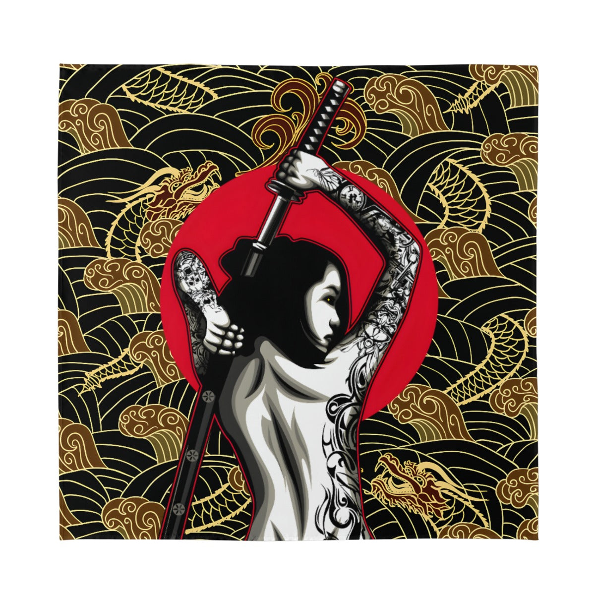 THE LADY TOMOE SILK BANDANA