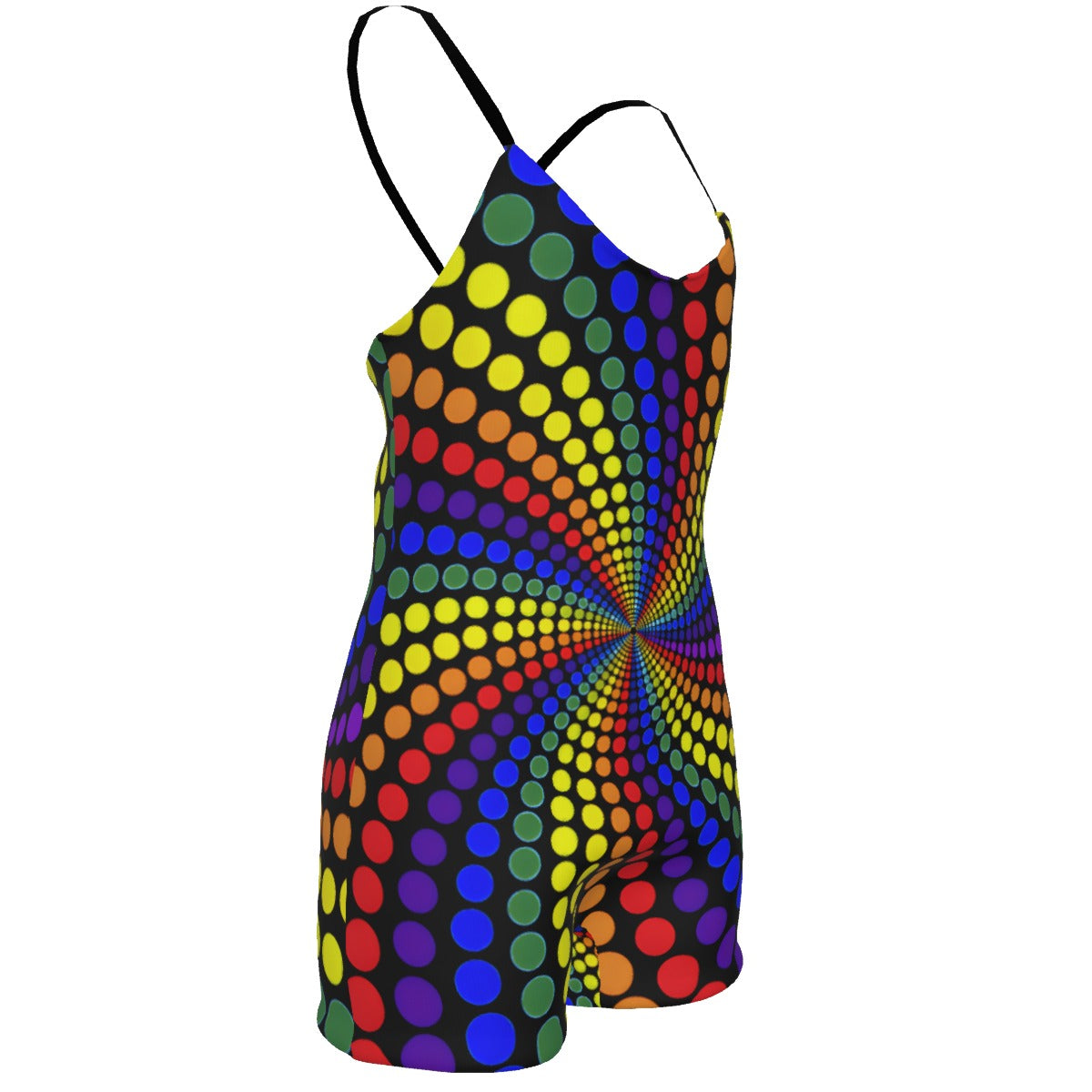 16 Backless Romper — Spectral Vortex