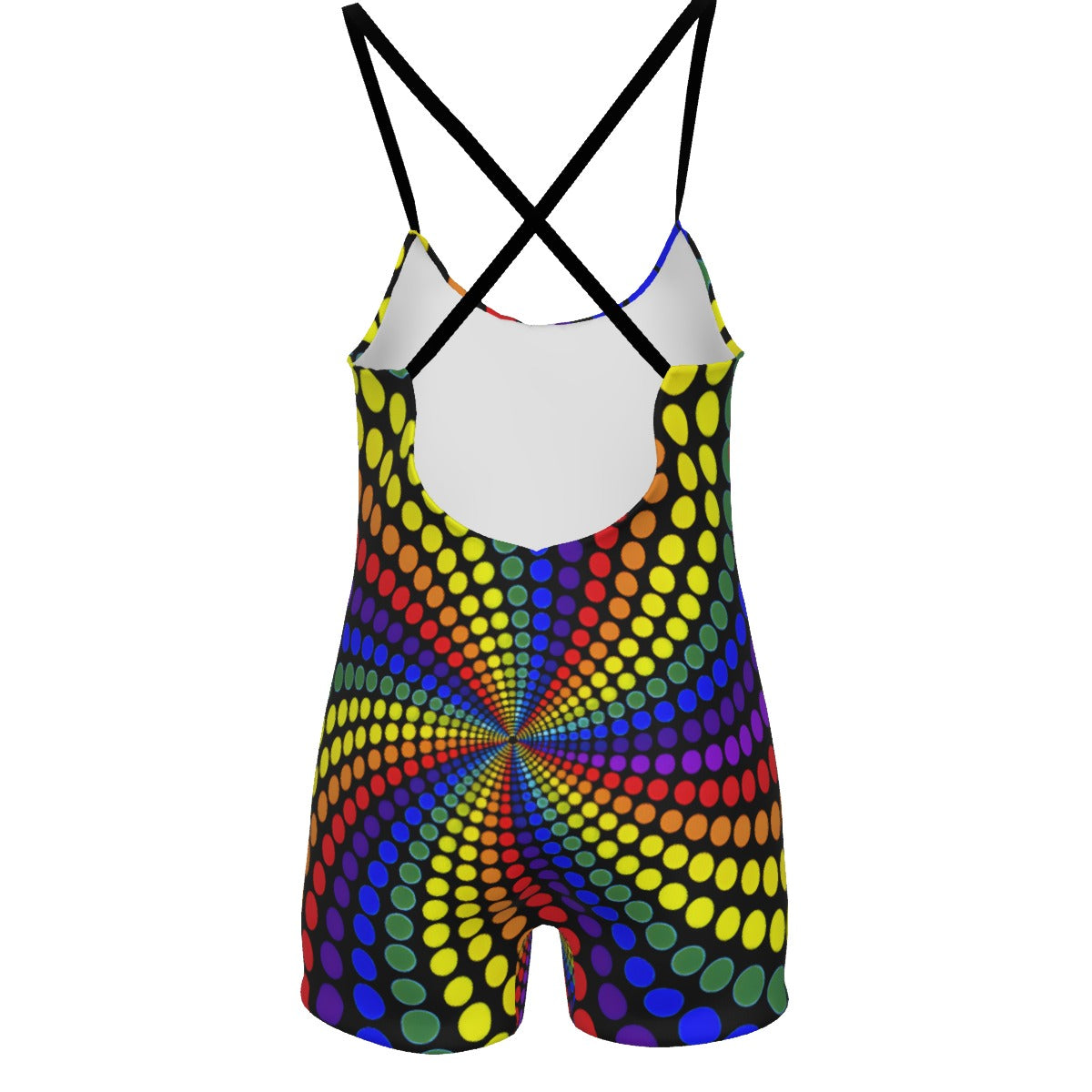 16 Backless Romper — Spectral Vortex