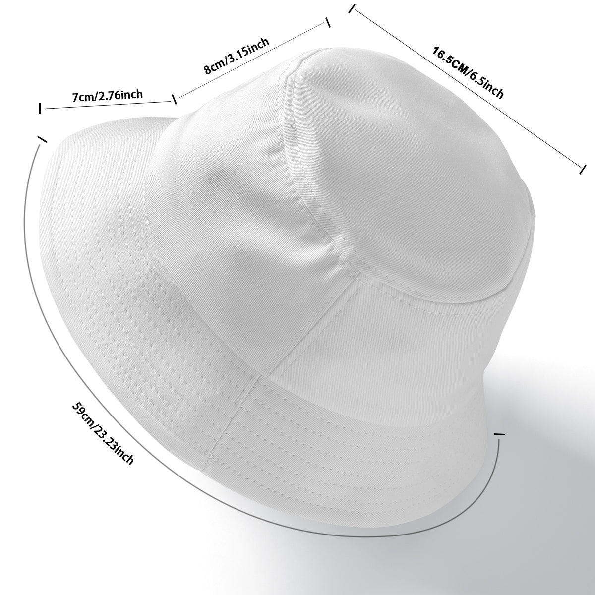 The Samurai Star Bucket Hat, reverse side