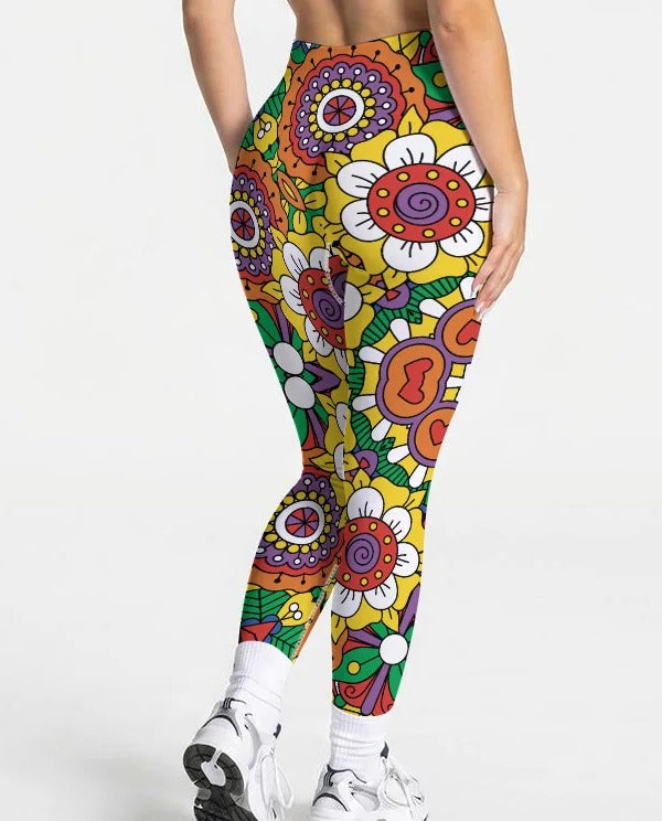 Further Still high-waist leggings full-length fit on model