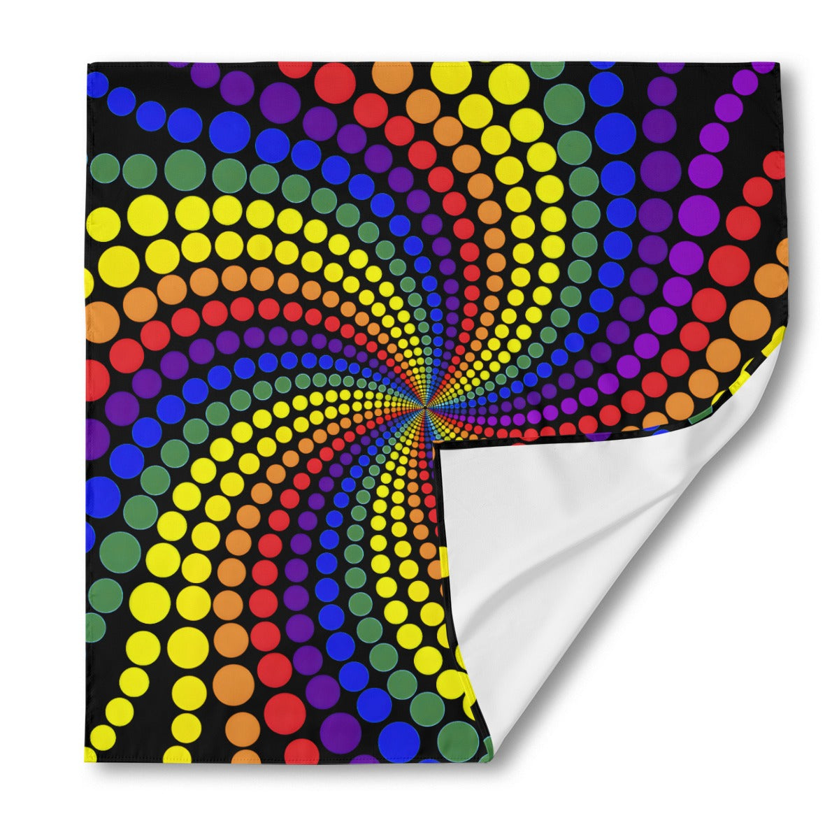 THE SPECTRAL VORTEX SILK BANDANA
