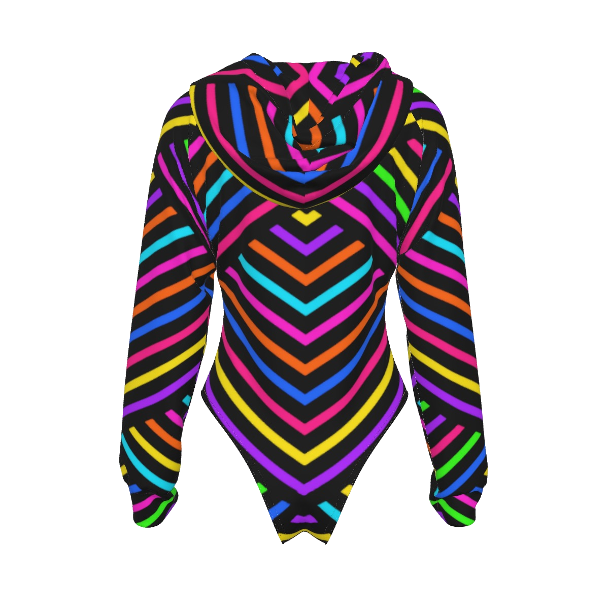 Raglan Bodysuit Axis Mundi, white mockup