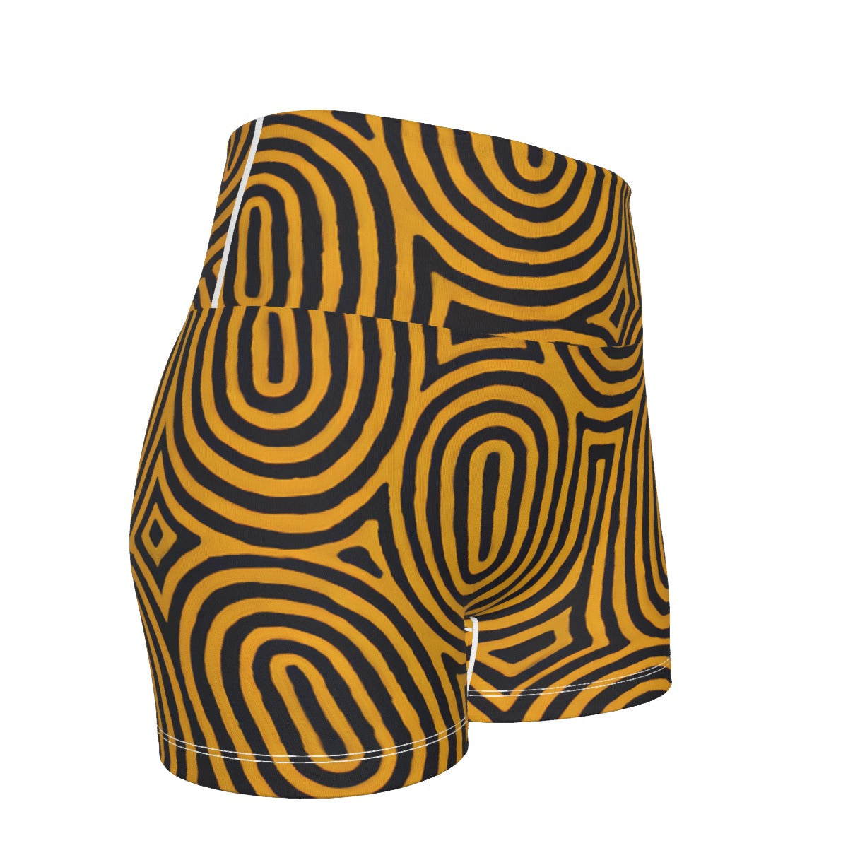 07 Booty Yoga Shorts — Painted Pathway