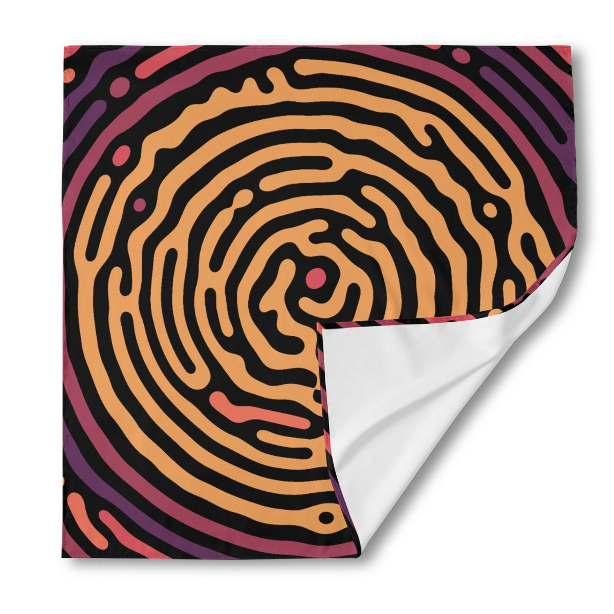 THE PAINTED PATHWAY SILK BANDANA