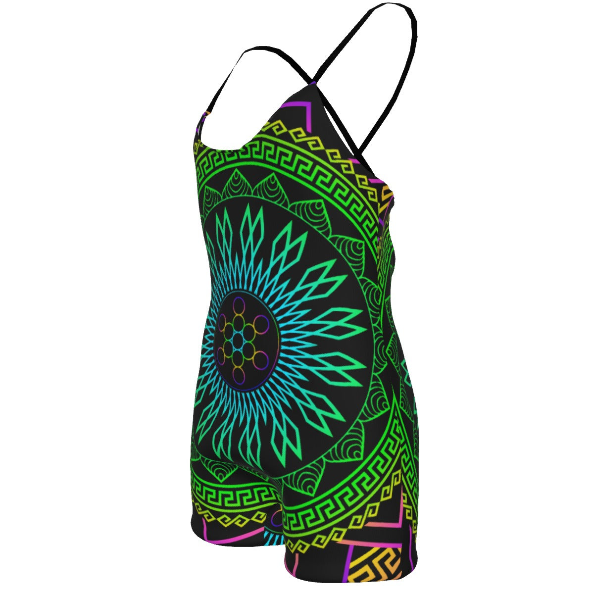THE FRUIT OF LIFE BACKLESS ROMPER
