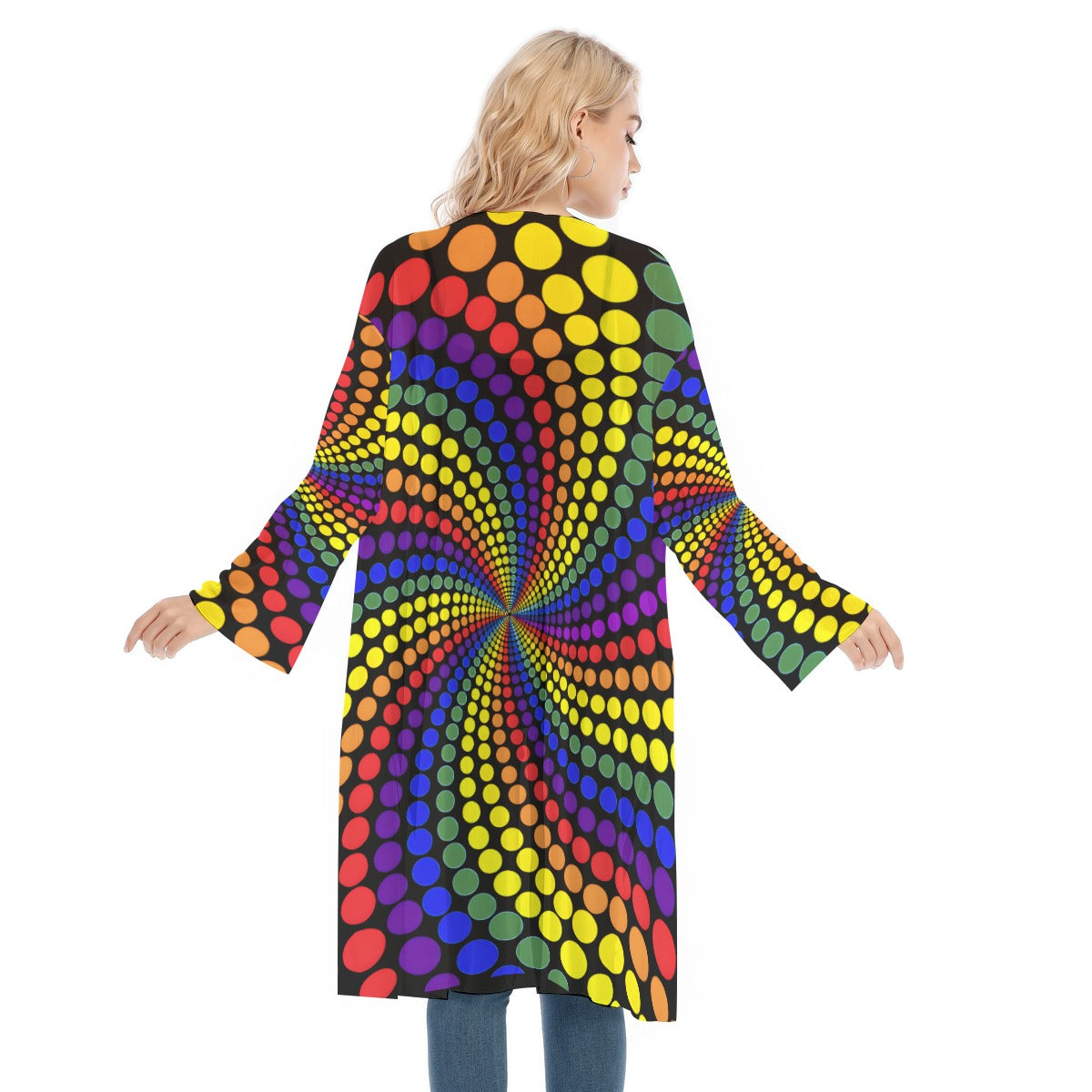 The Spectral Vortex Mesh Cardigan, view 4
