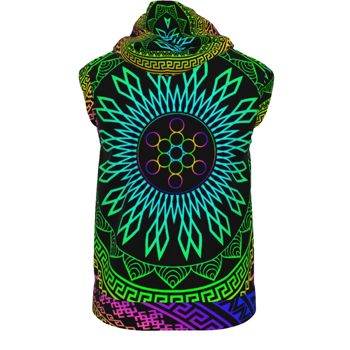 THE FRUIT OF LIFE HOODED VEST