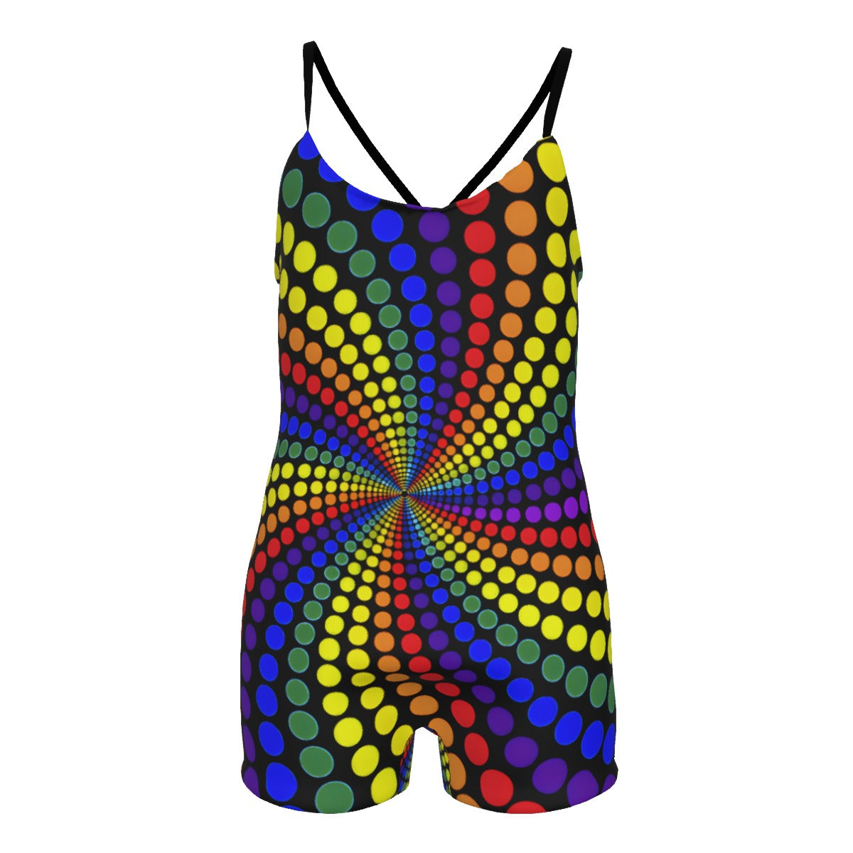 16 Backless Romper — Spectral Vortex
