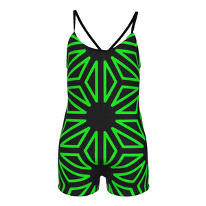 THE SAMURAI STAR BACKLESS ROMPER