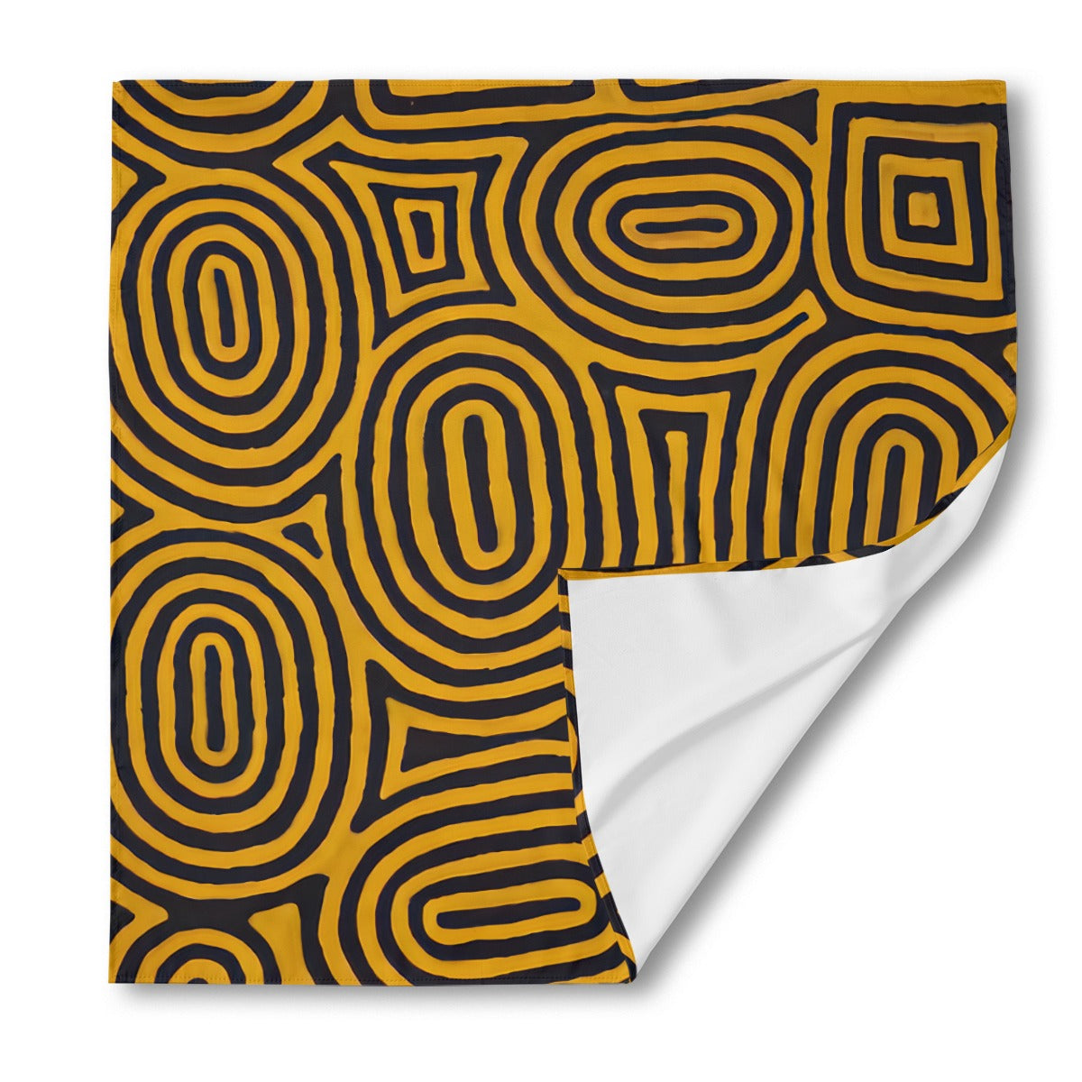 THE PAINTED PATHWAY SILK BANDANA