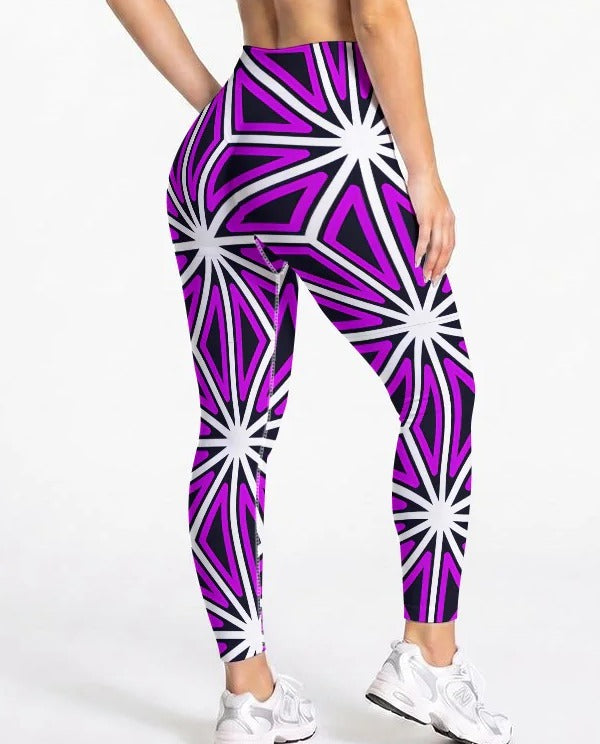 Ronin Rising high-waist leggings full-length fit on model