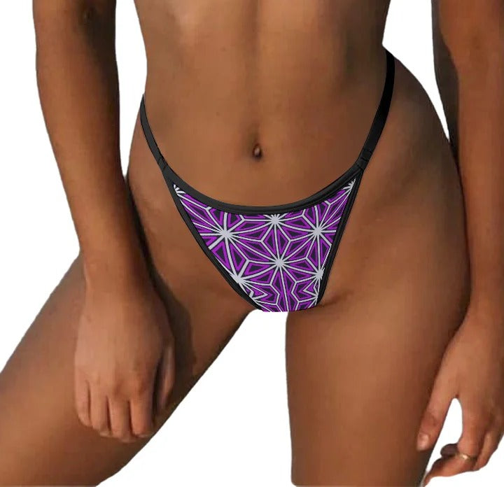 Ronin Rising thong on model, cropped to product